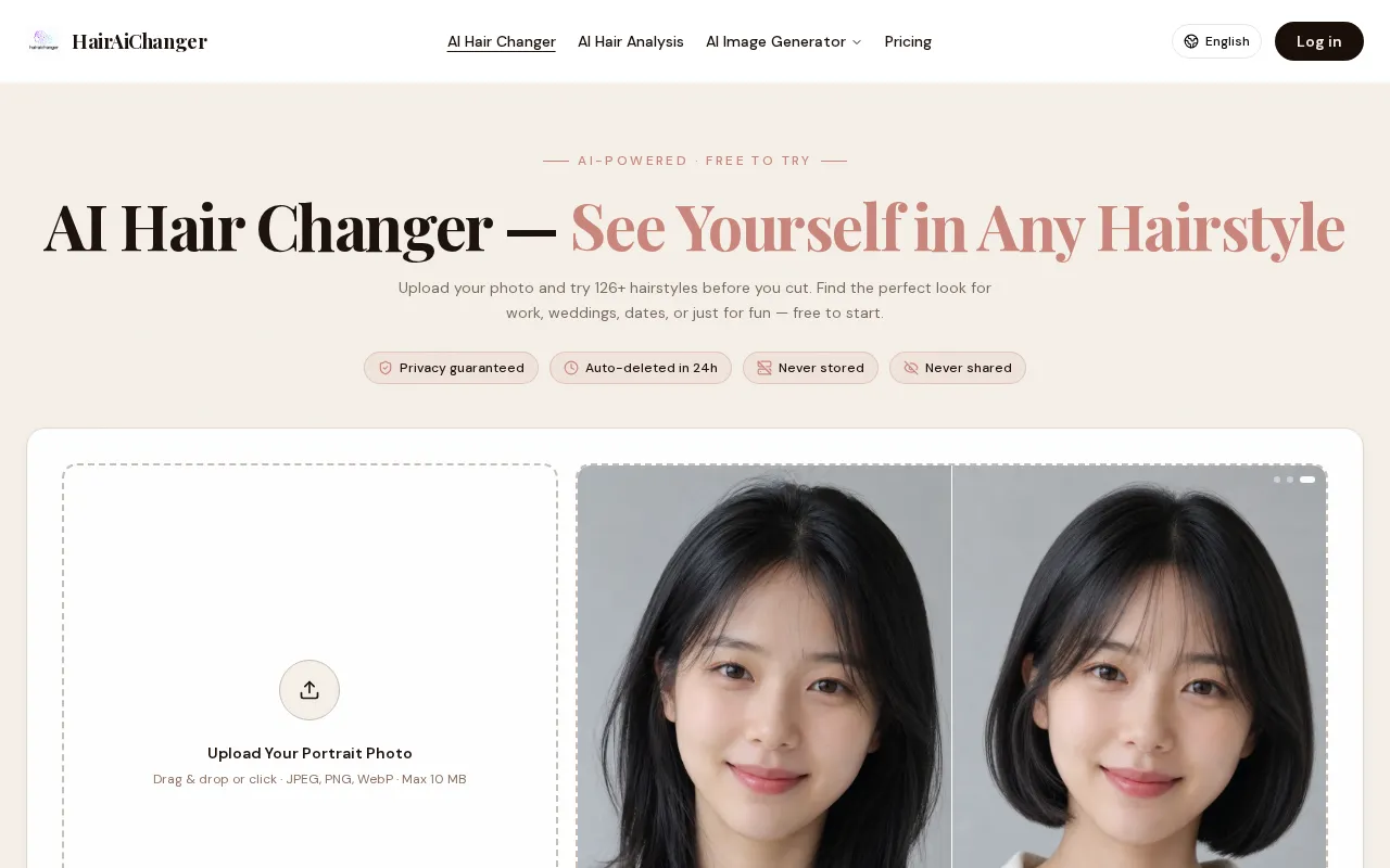 HairAiChanger — preview screenshot