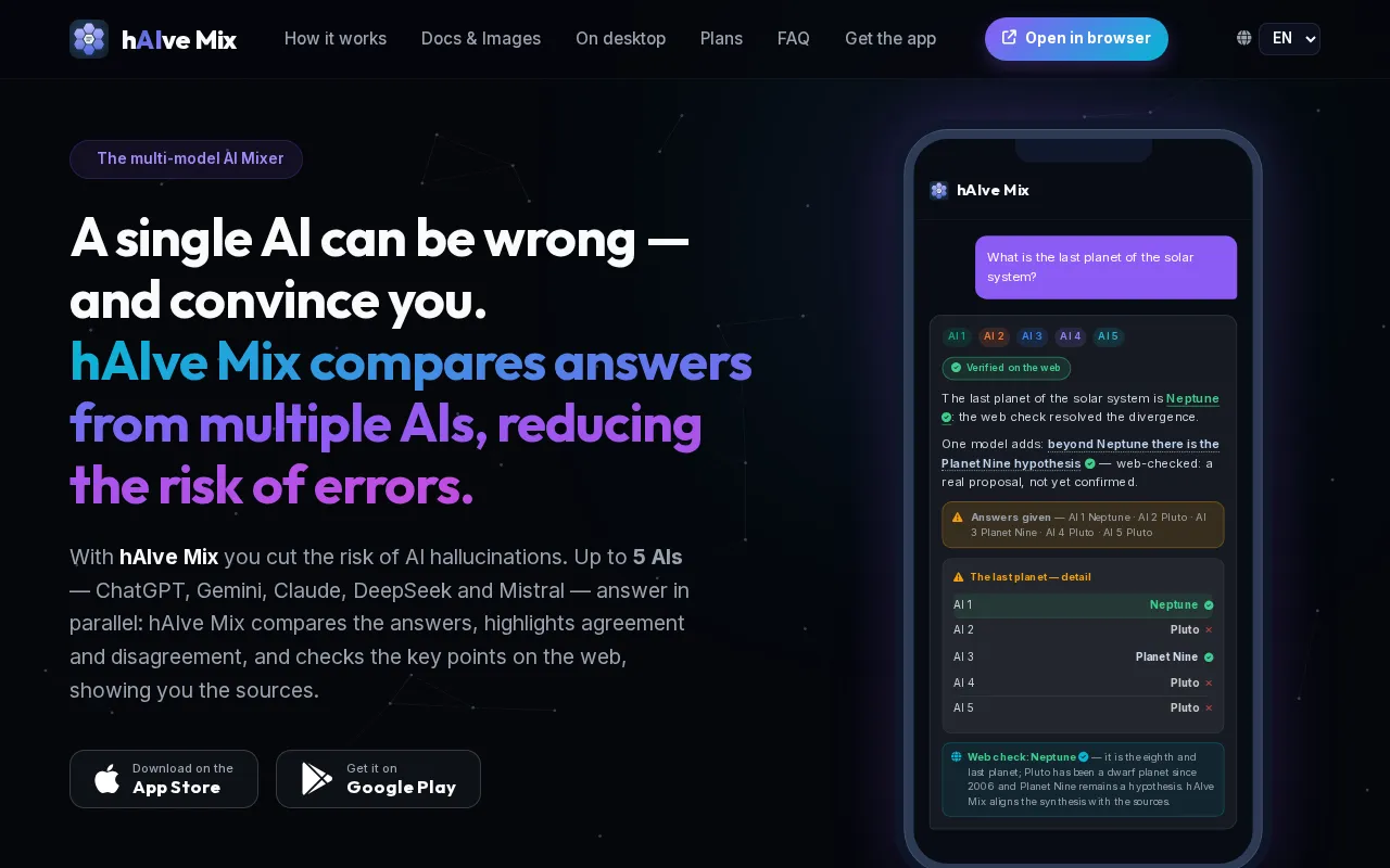 hAIve Mix — preview screenshot