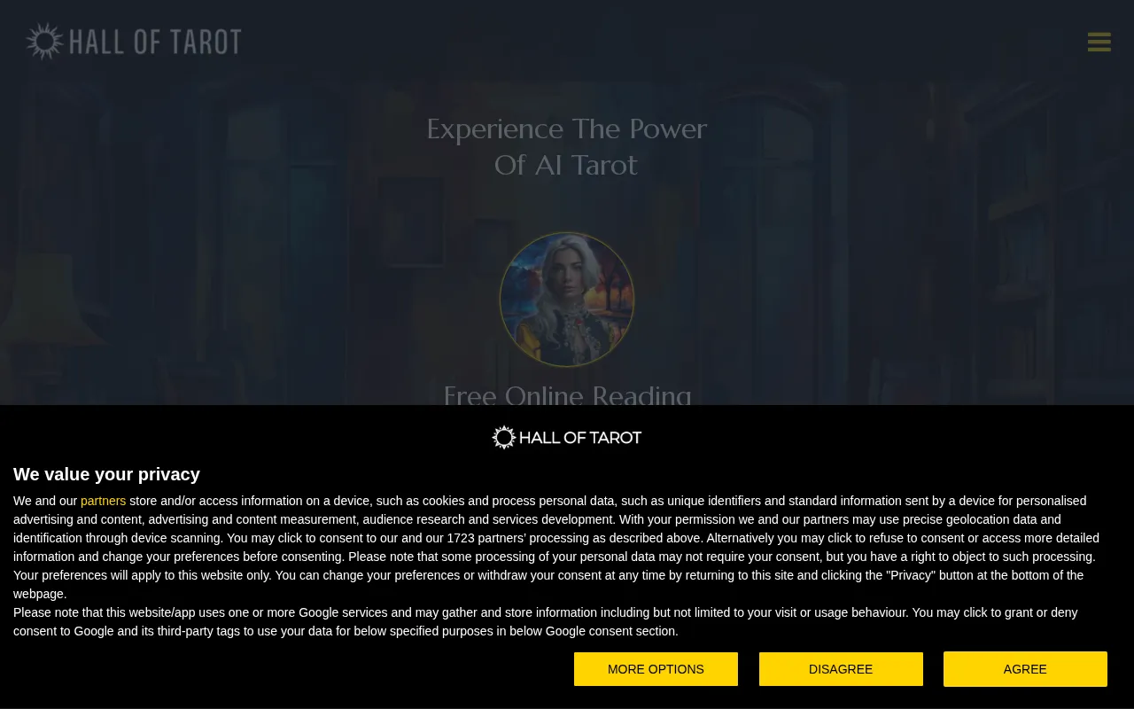 Hall of Tarot — preview screenshot