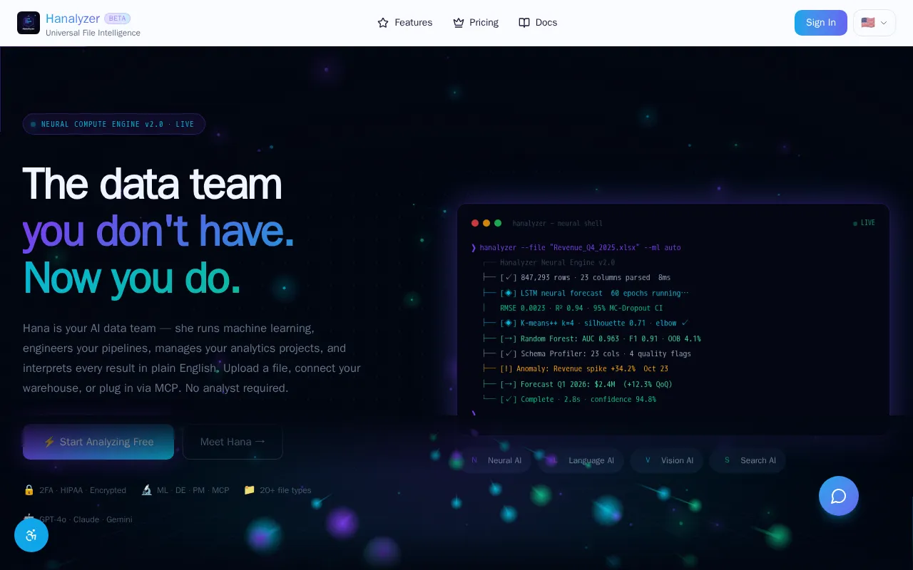 Hanalyzer.ai — preview screenshot
