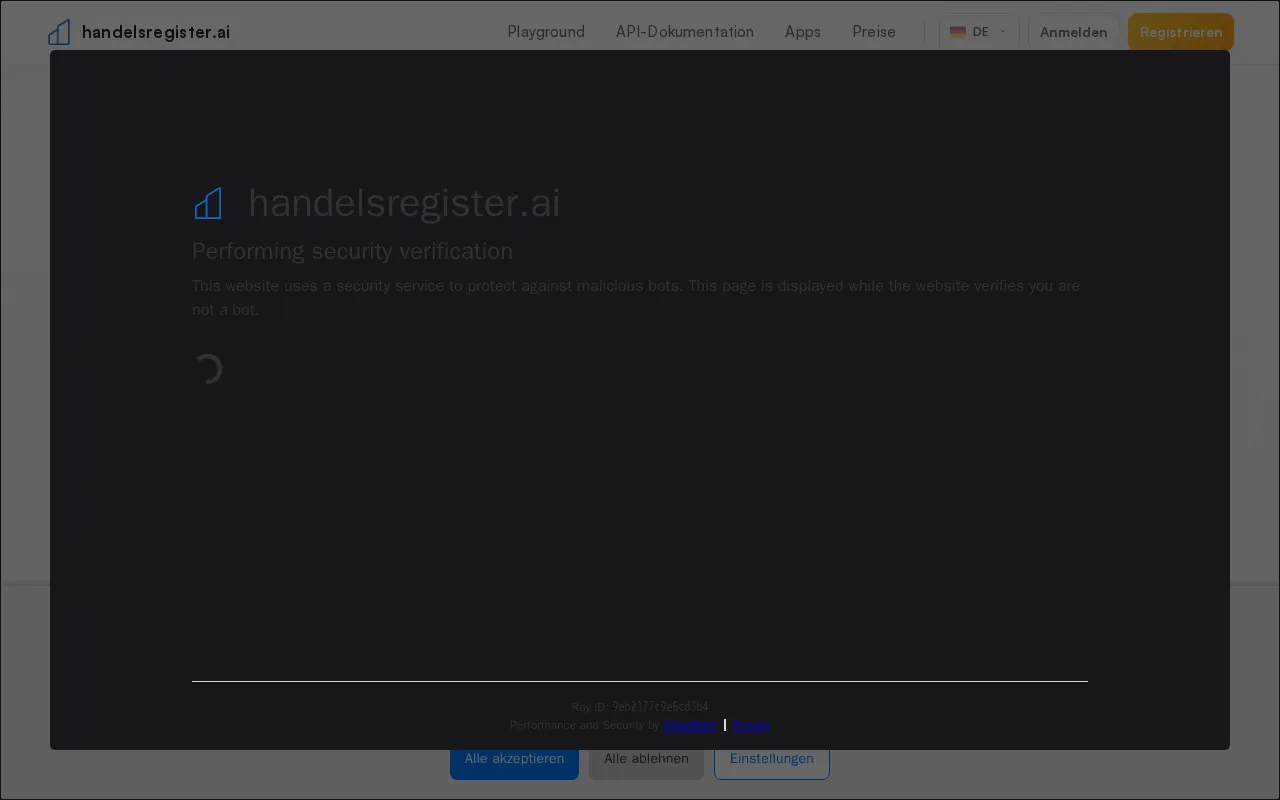 handelsregister.ai — preview screenshot