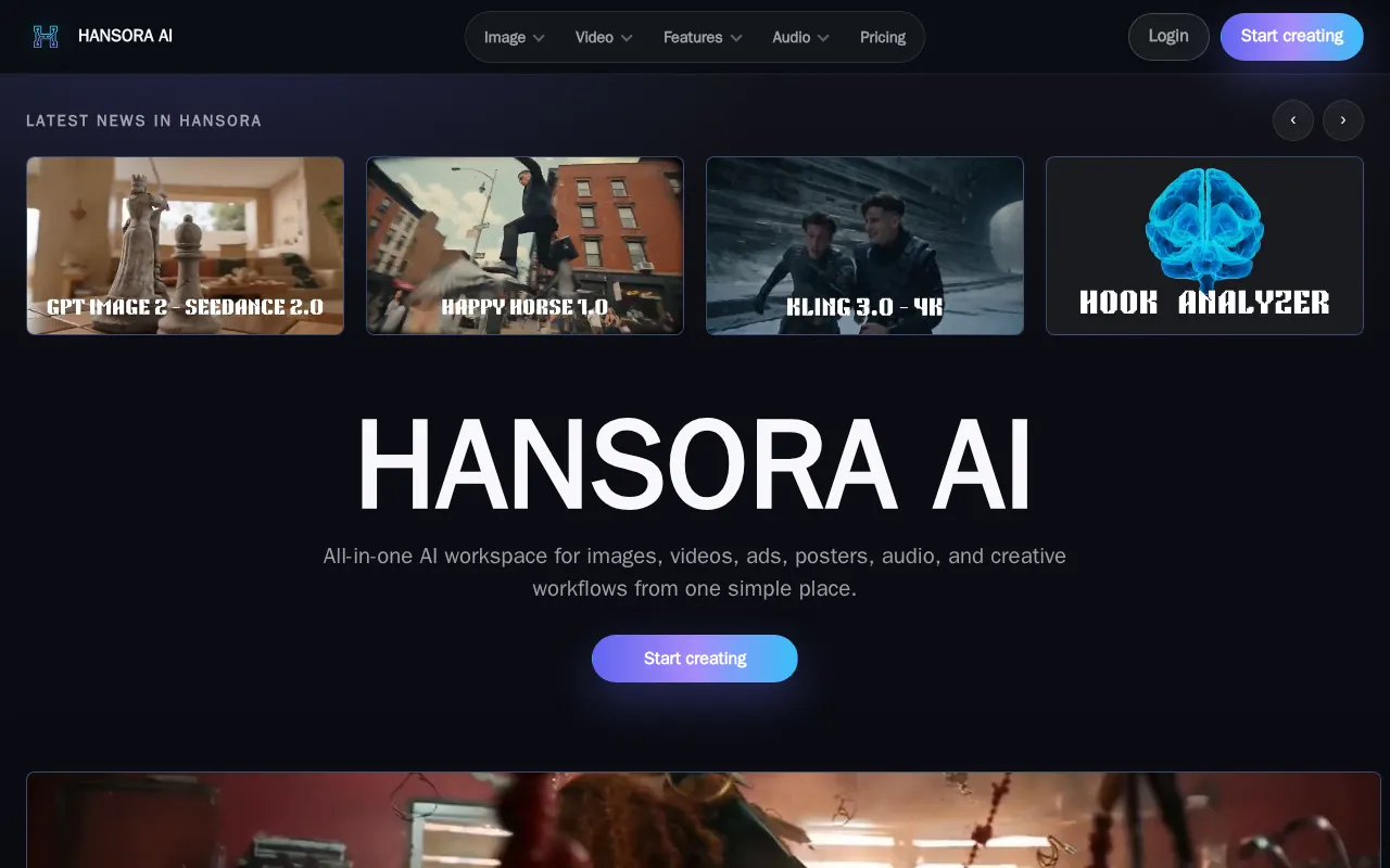Hansora — preview screenshot