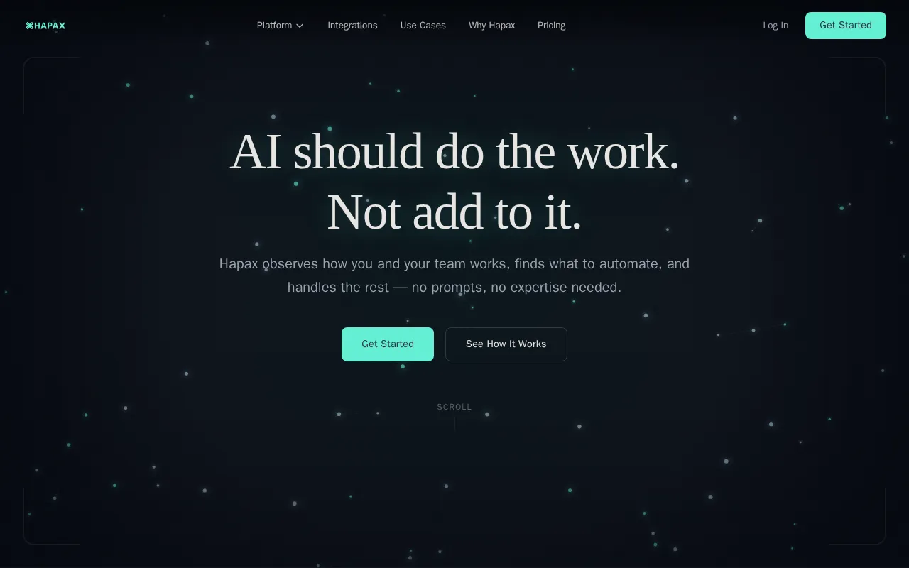 Hapax — preview screenshot