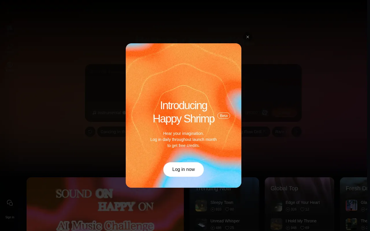 Happy Shrimp — preview screenshot