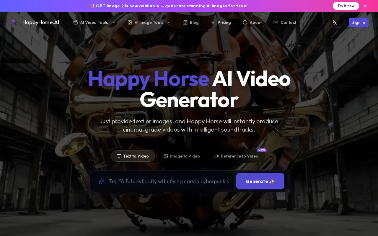 HappyHorse.AI — preview screenshot
