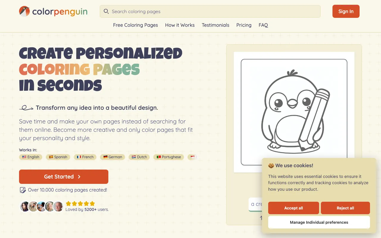 ColorPenguin — preview screenshot