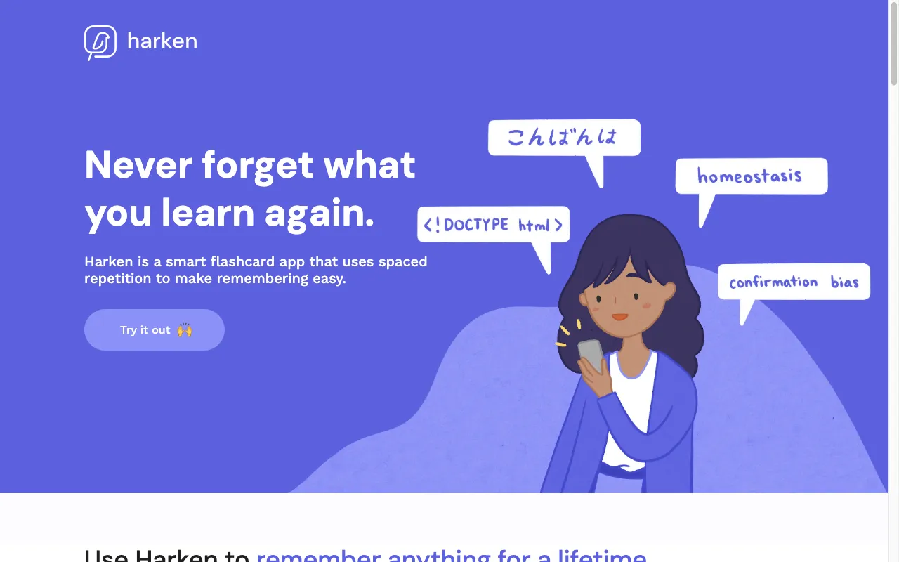 Harken Chrome Extension — preview screenshot