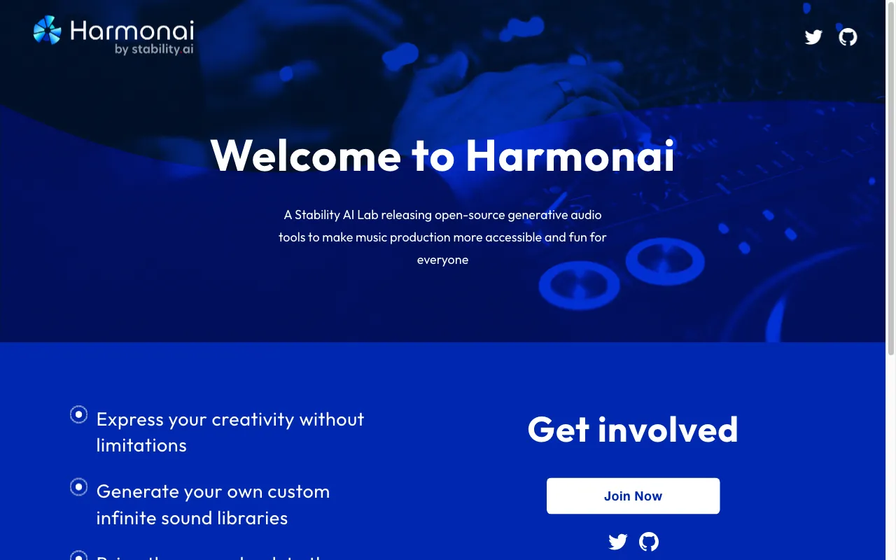 Harmonai — preview screenshot