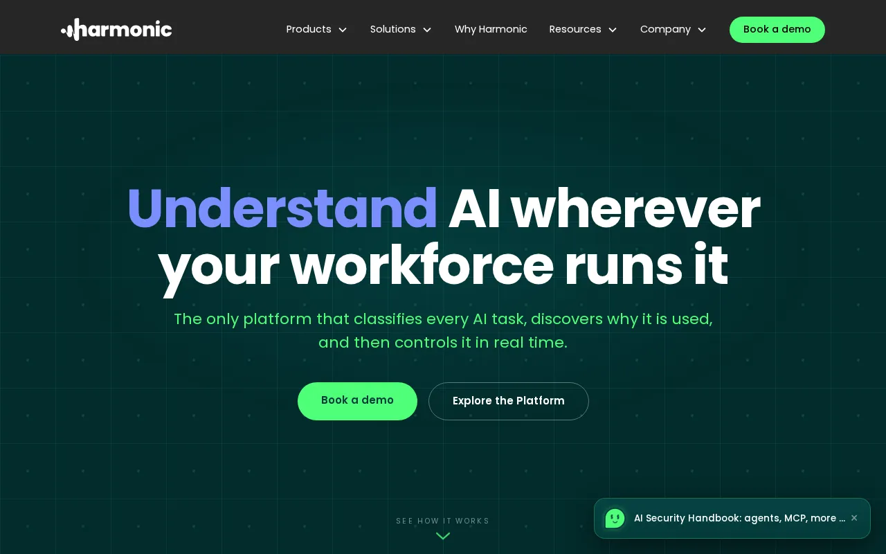 Harmonic Security — preview screenshot