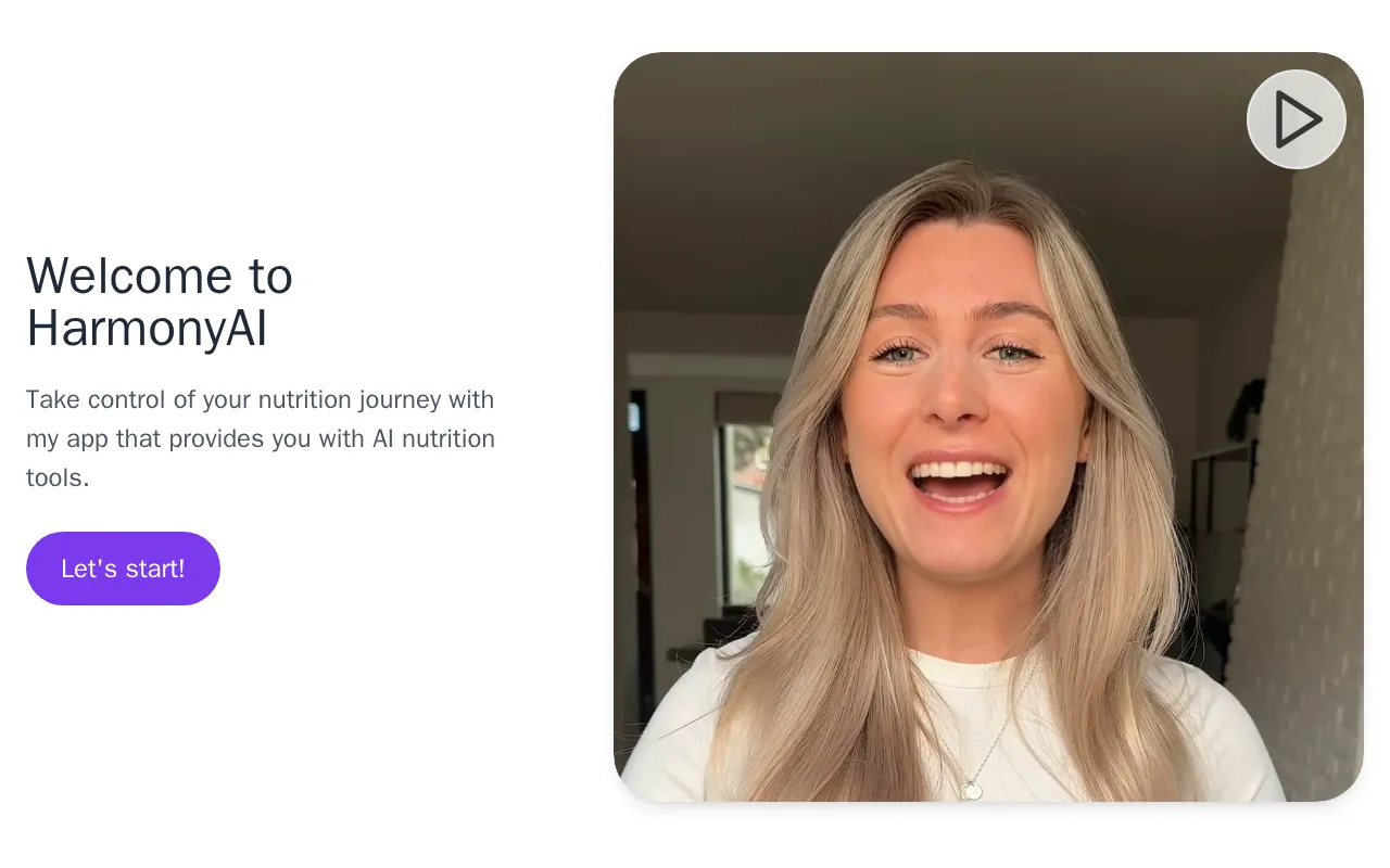 harmonyai.app — preview screenshot