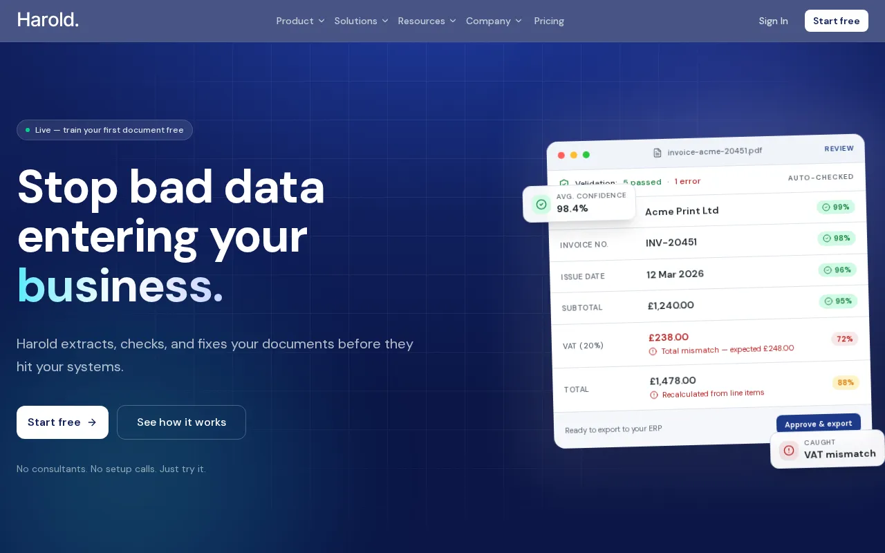 Harold — preview screenshot
