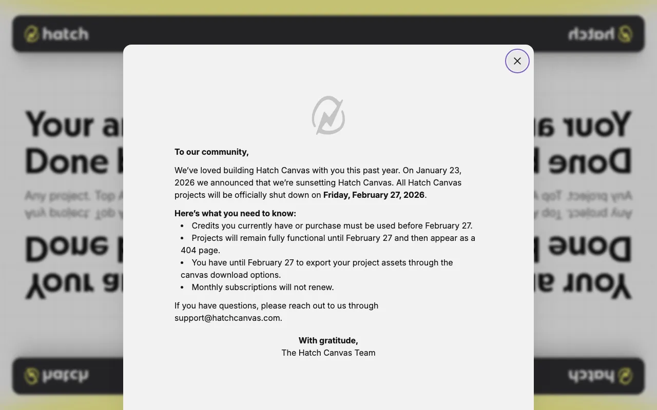 Hatch Canvas — preview screenshot