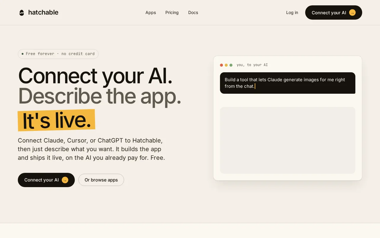 Hatchable — preview screenshot