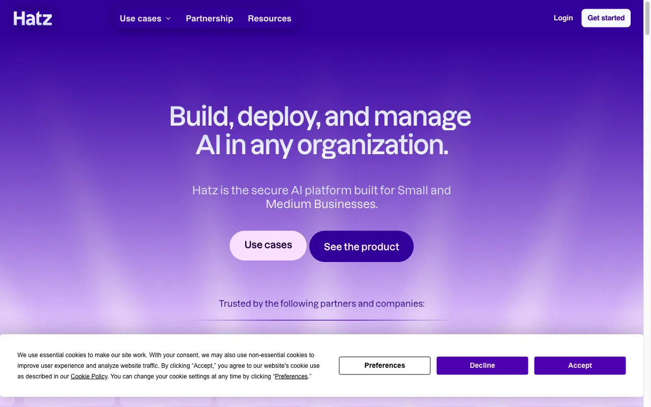 Hatz AI — preview screenshot