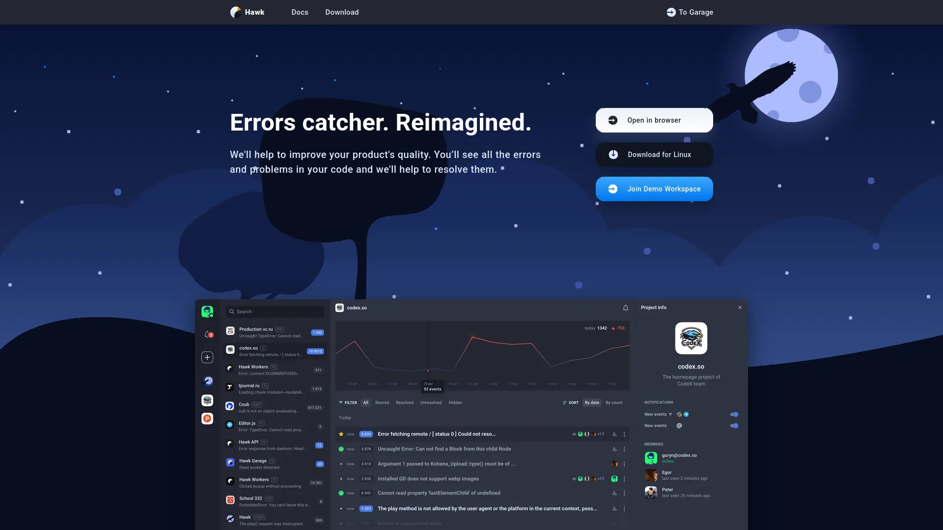 Hawk — preview screenshot