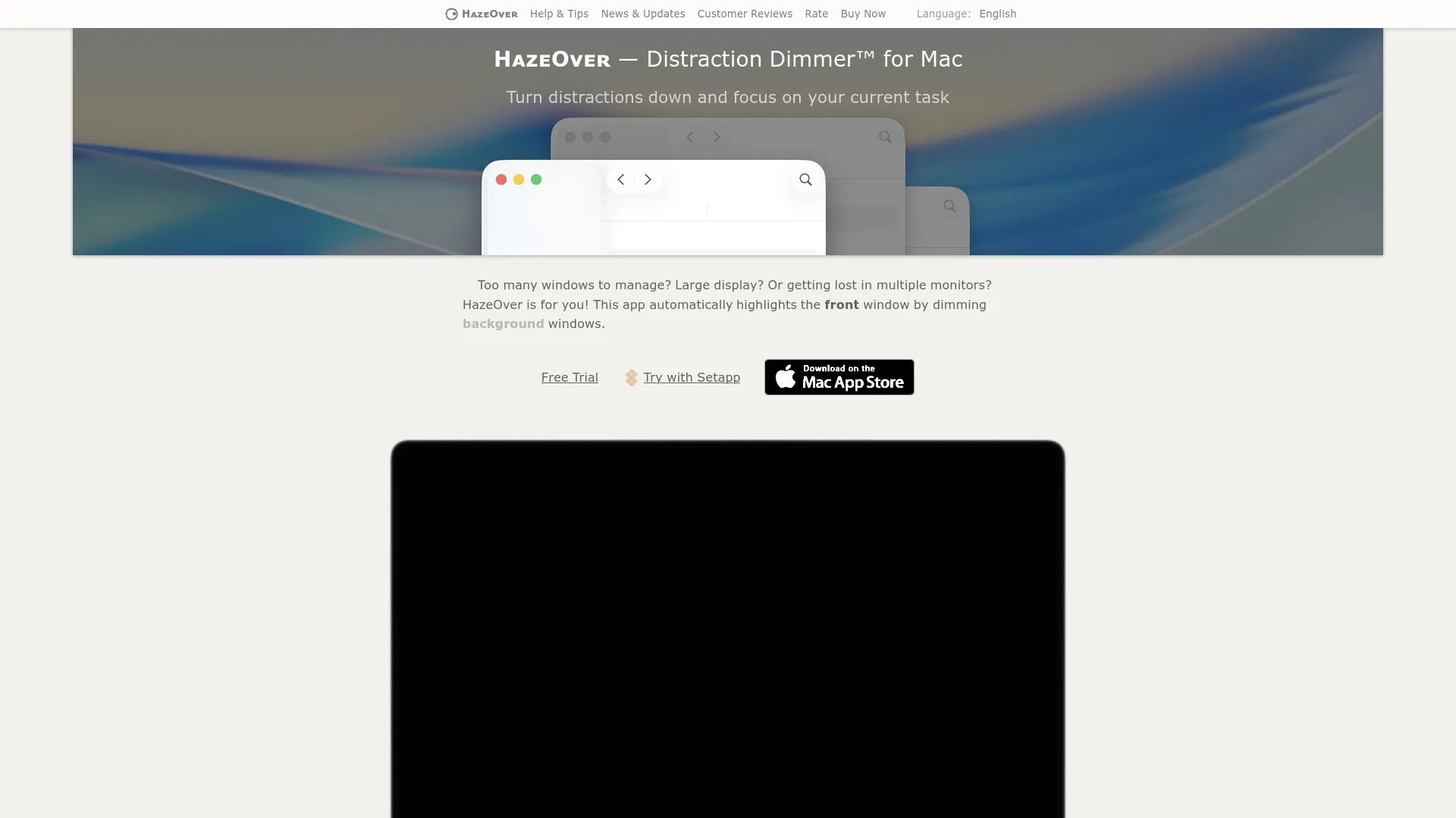 HazeOver — preview screenshot