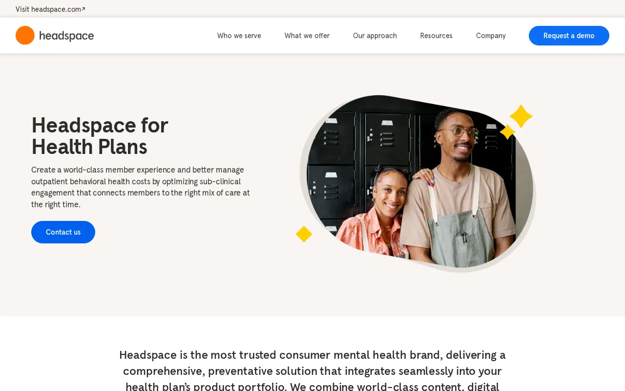 Headspace — pricing page