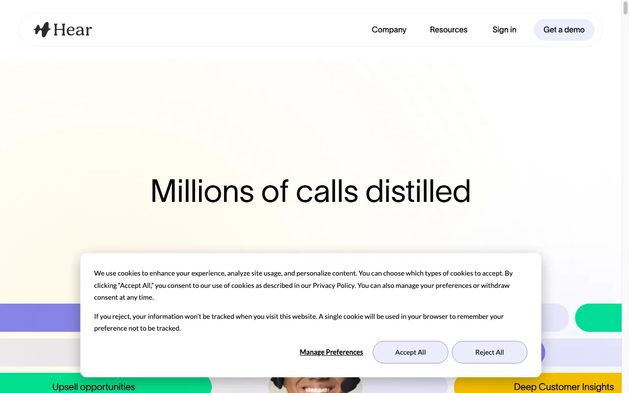 Hear — preview screenshot