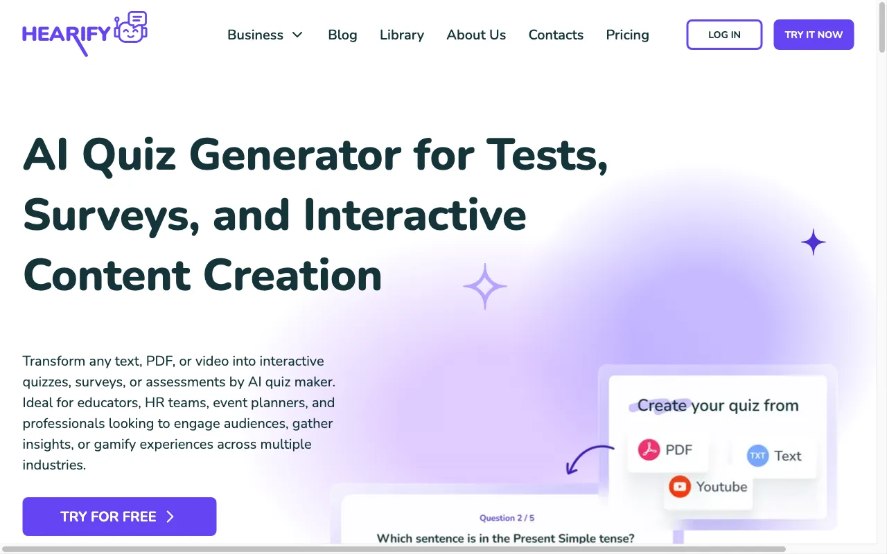 Hearify — preview screenshot