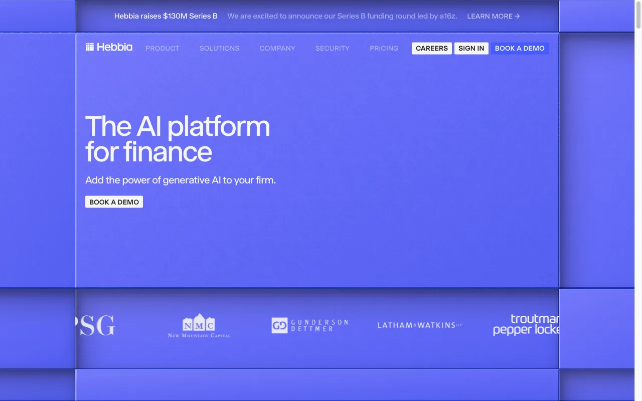 Hebbia — preview screenshot
