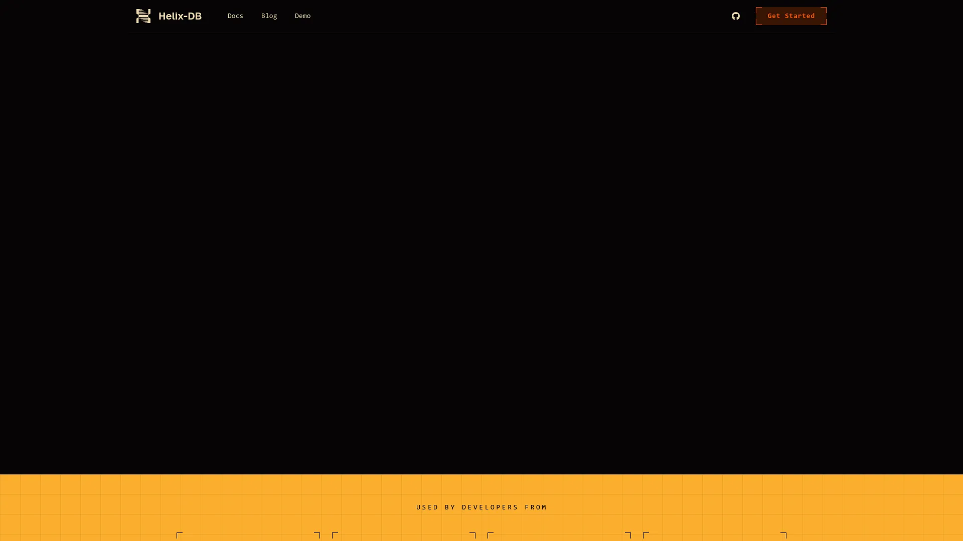 HelixDB — preview screenshot