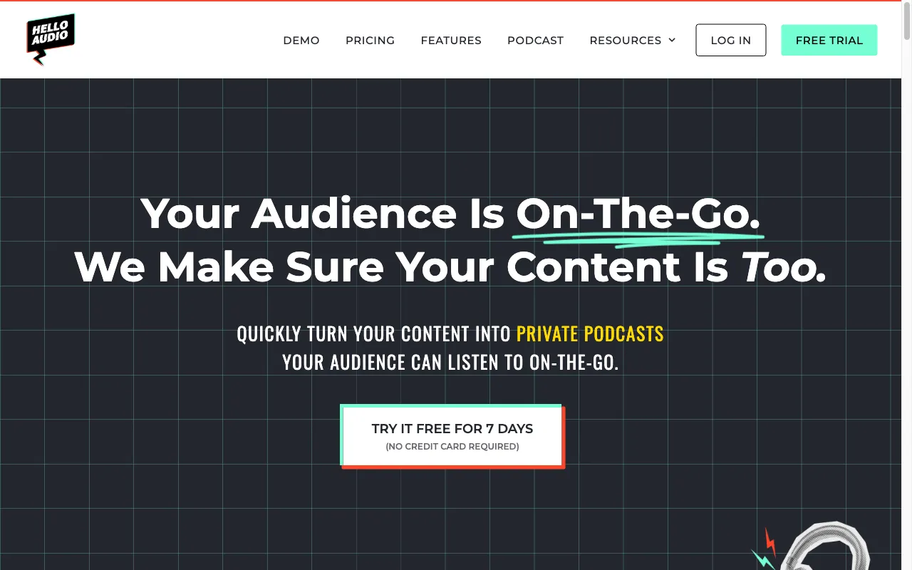 Hello Audio — preview screenshot