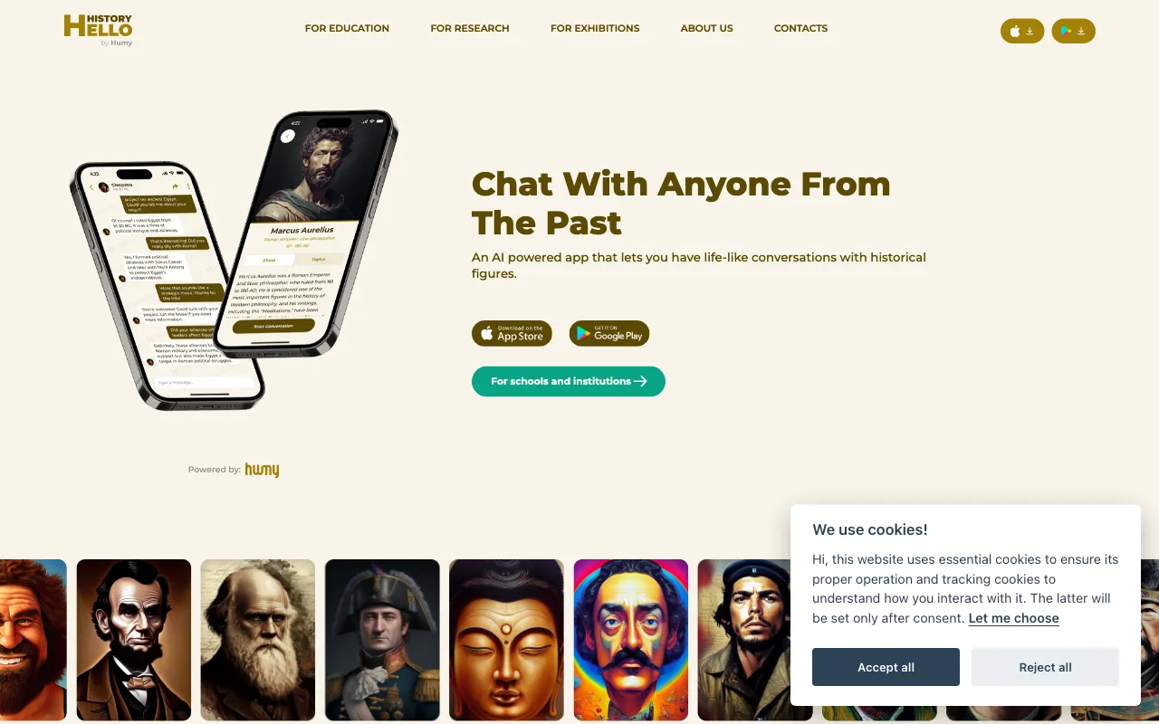 Hello History — preview screenshot