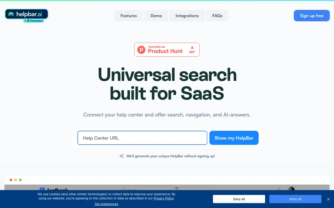 HelpBar.ai — preview screenshot