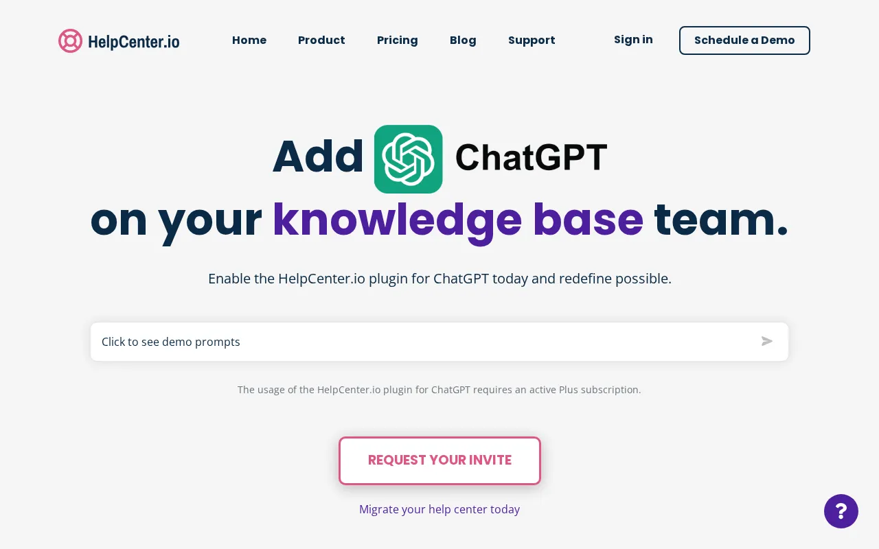 Helpcenter — preview screenshot
