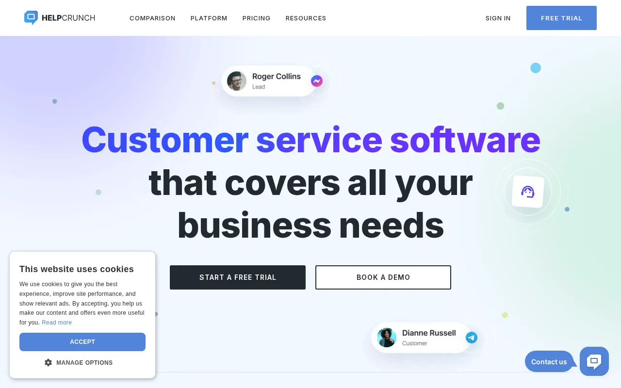 Helpcrunch — preview screenshot
