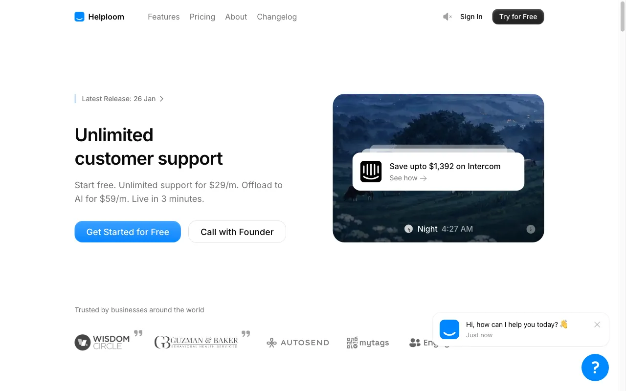 Helploom — preview screenshot