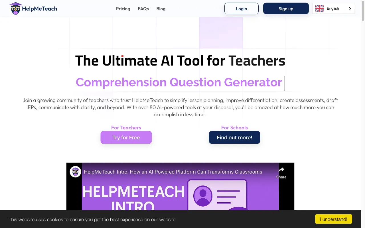 HelpMeTeach.AI — preview screenshot