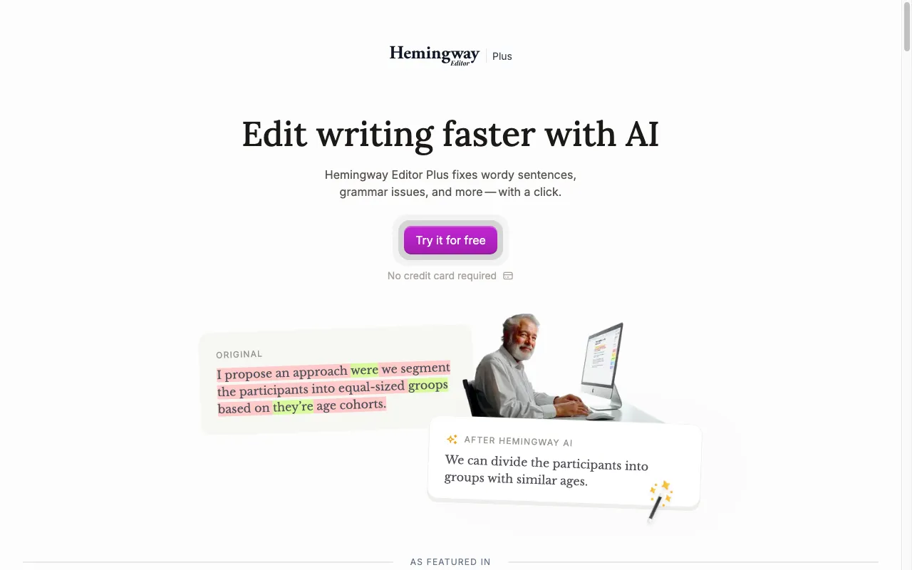 Hemingway Editor — preview screenshot