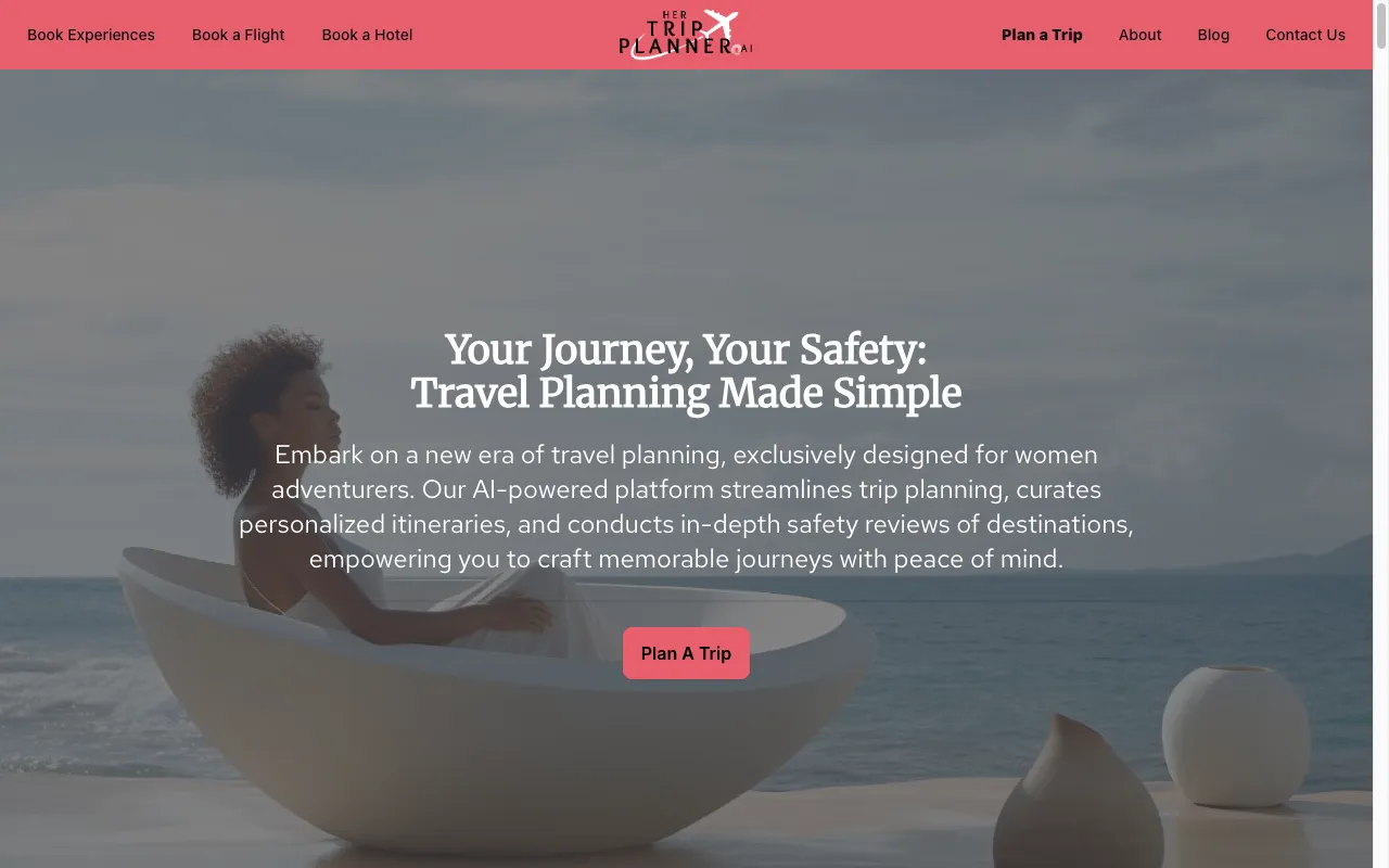 Her Trip Planner — preview screenshot