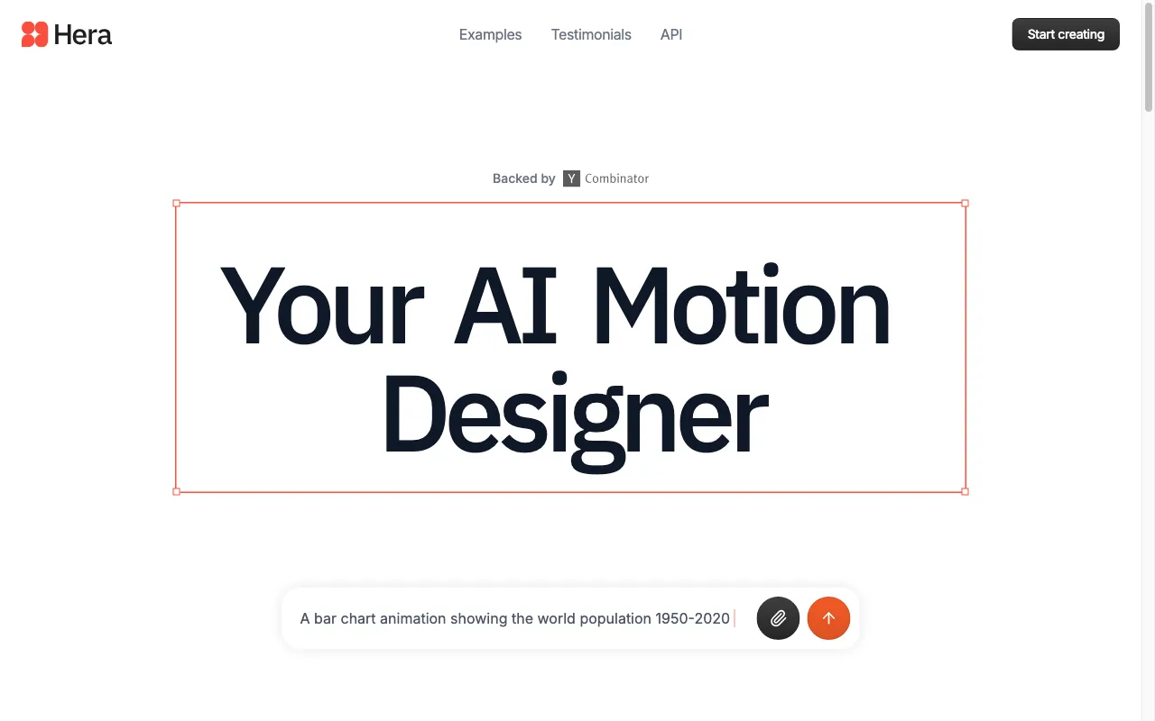 Hera AI — preview screenshot