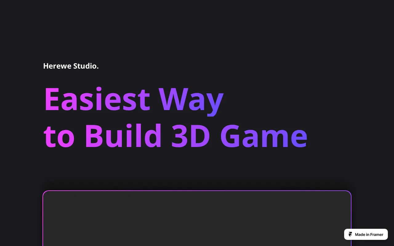 Herewe Studio — preview screenshot