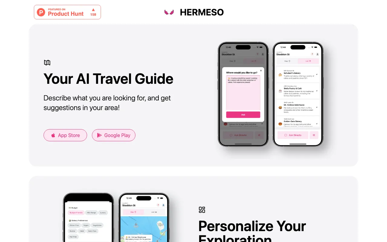 Hermeso — preview screenshot