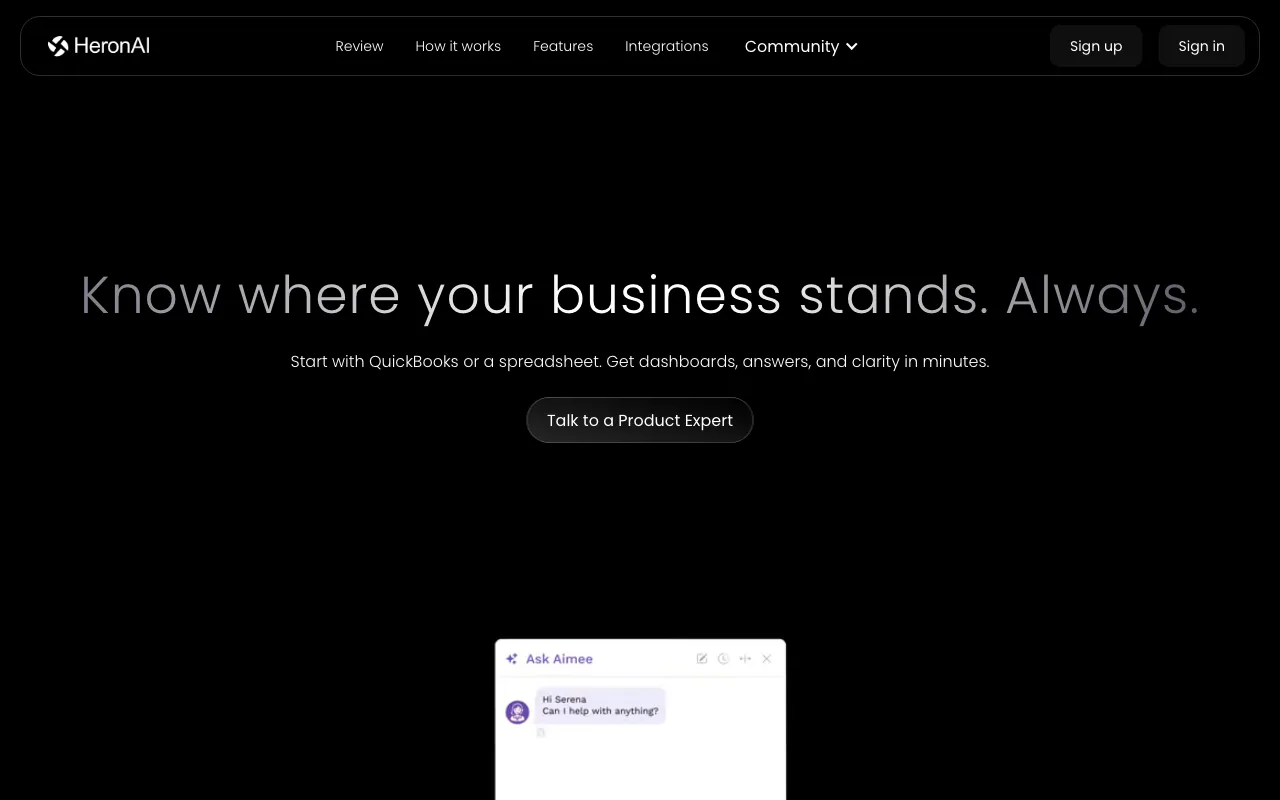 HeronAI — preview screenshot