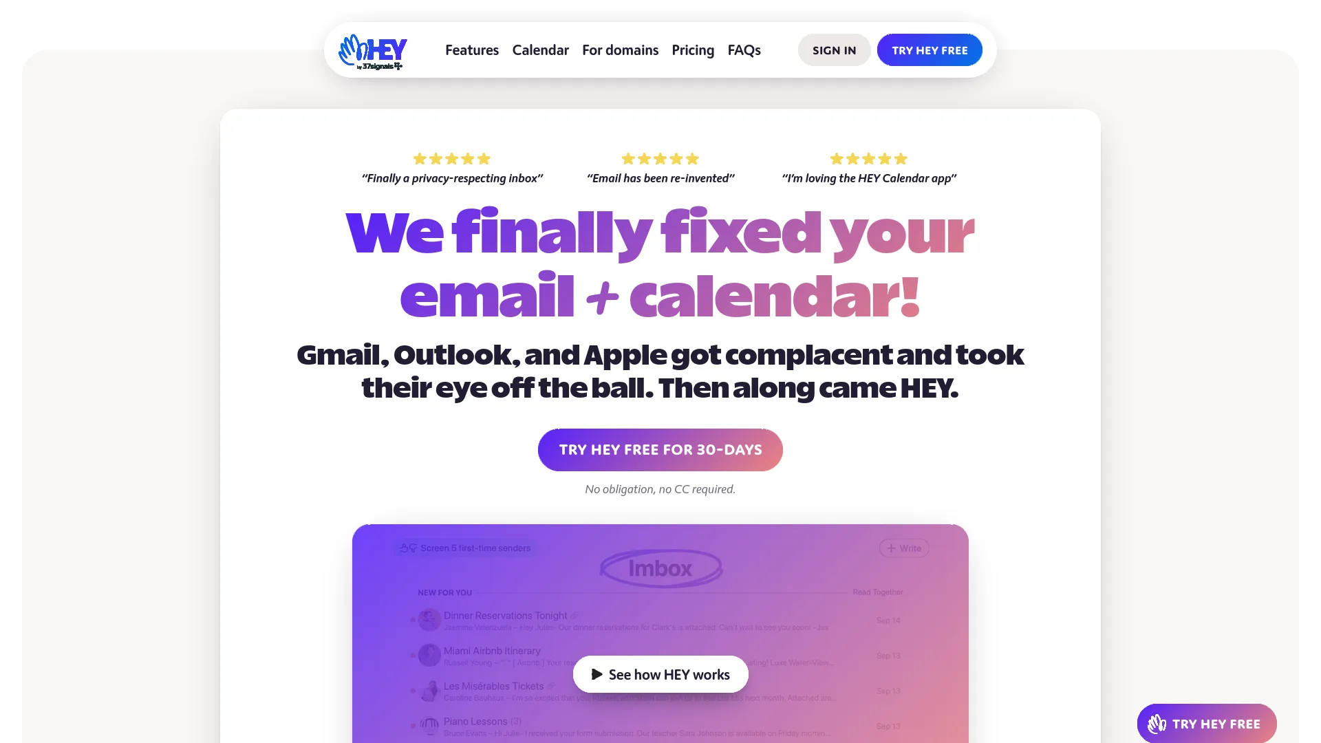 HEY — preview screenshot