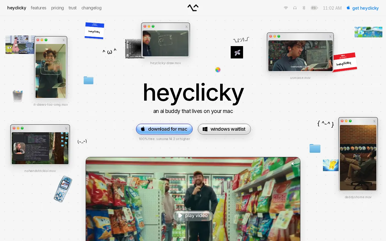heyclicky — preview screenshot