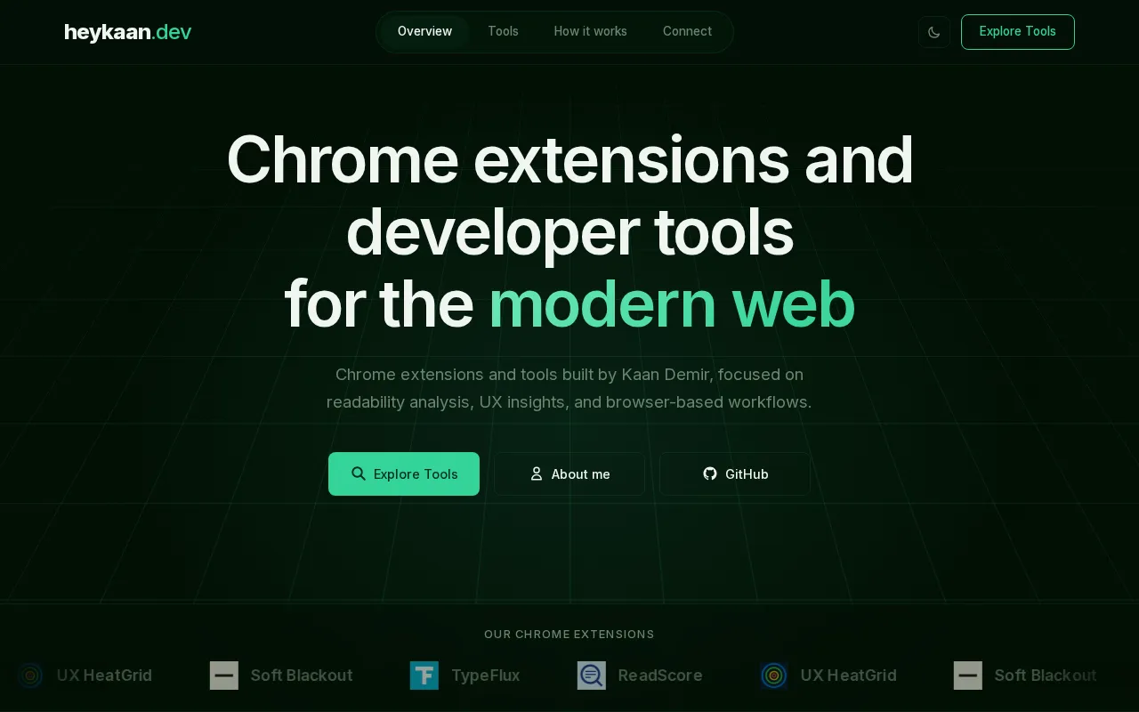 heykaan.dev — preview screenshot