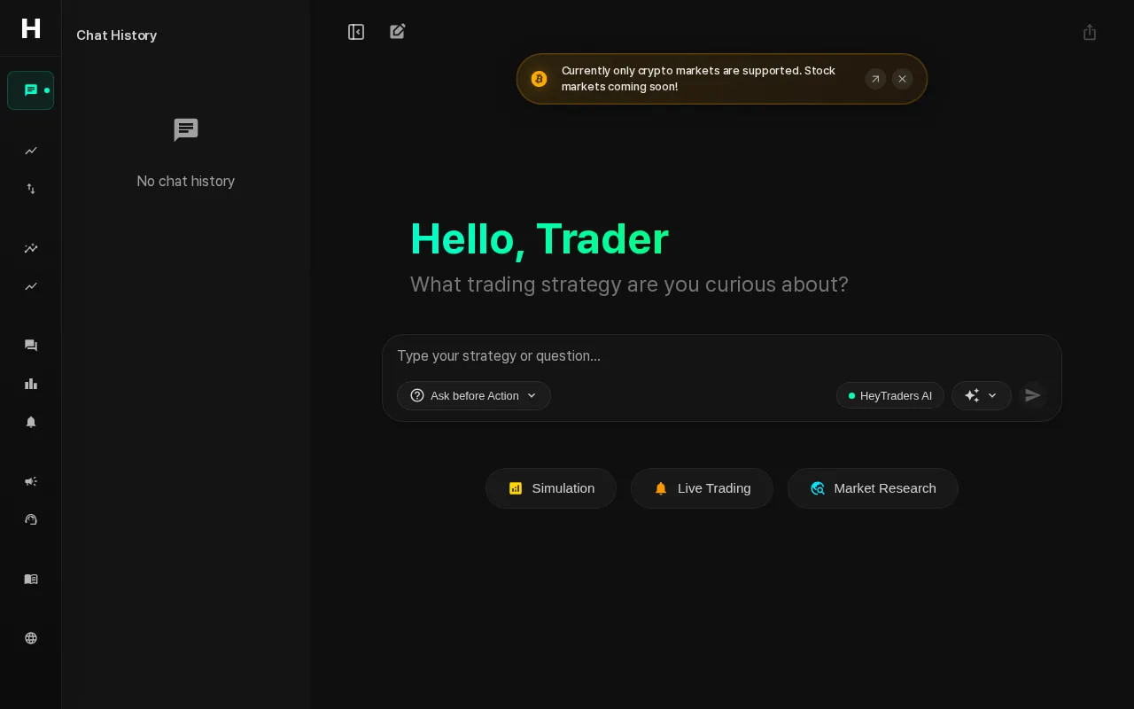 HeyTraders — pricing page