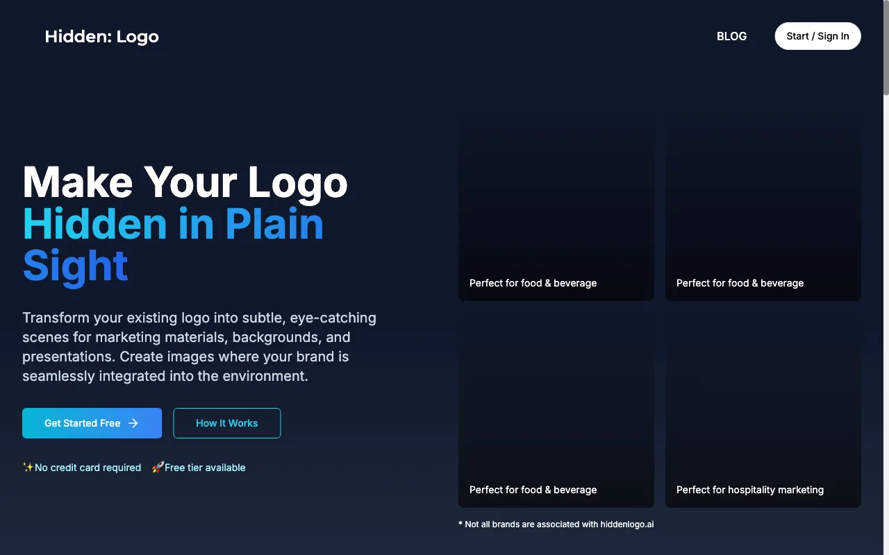 Hidden Logo — preview screenshot
