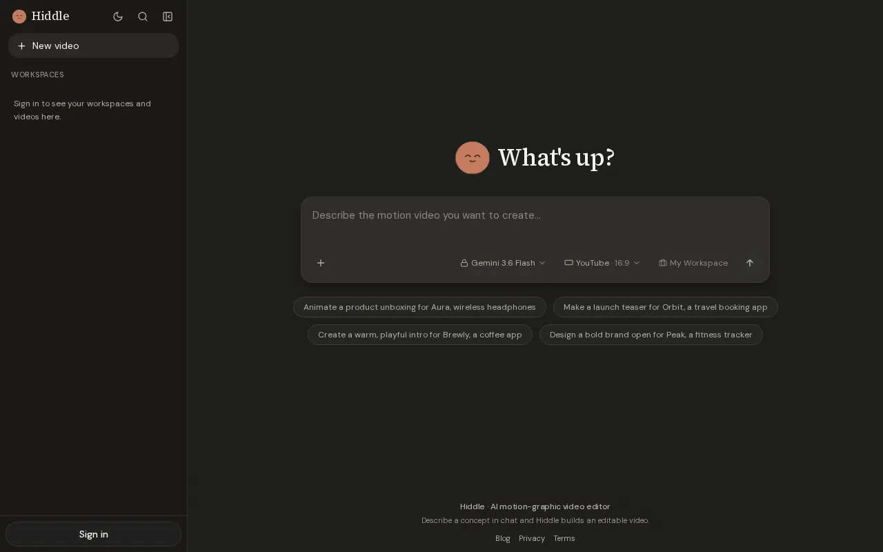 Hiddle — preview screenshot