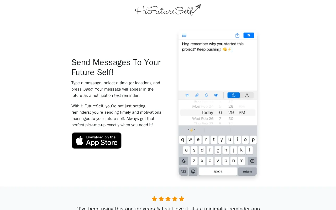 HiFutureSelf — preview screenshot