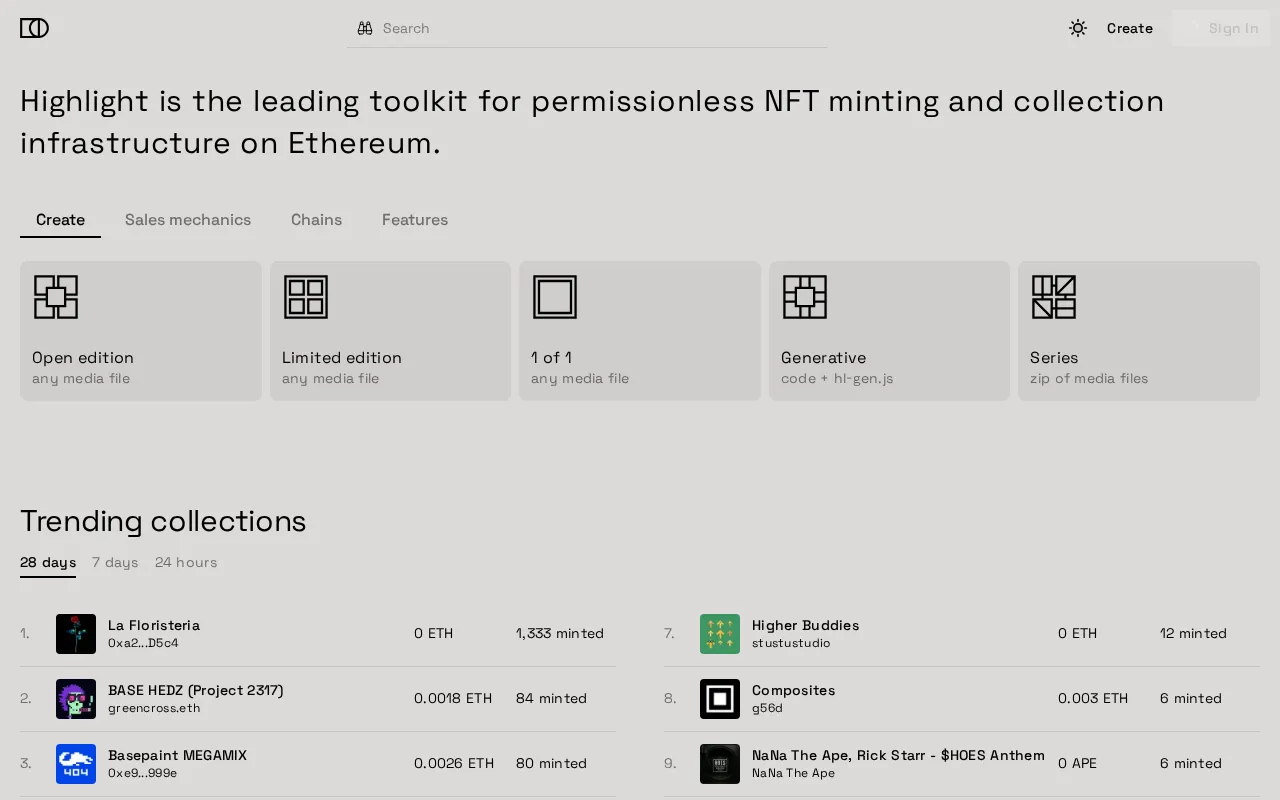 Highlight.xyz — preview screenshot