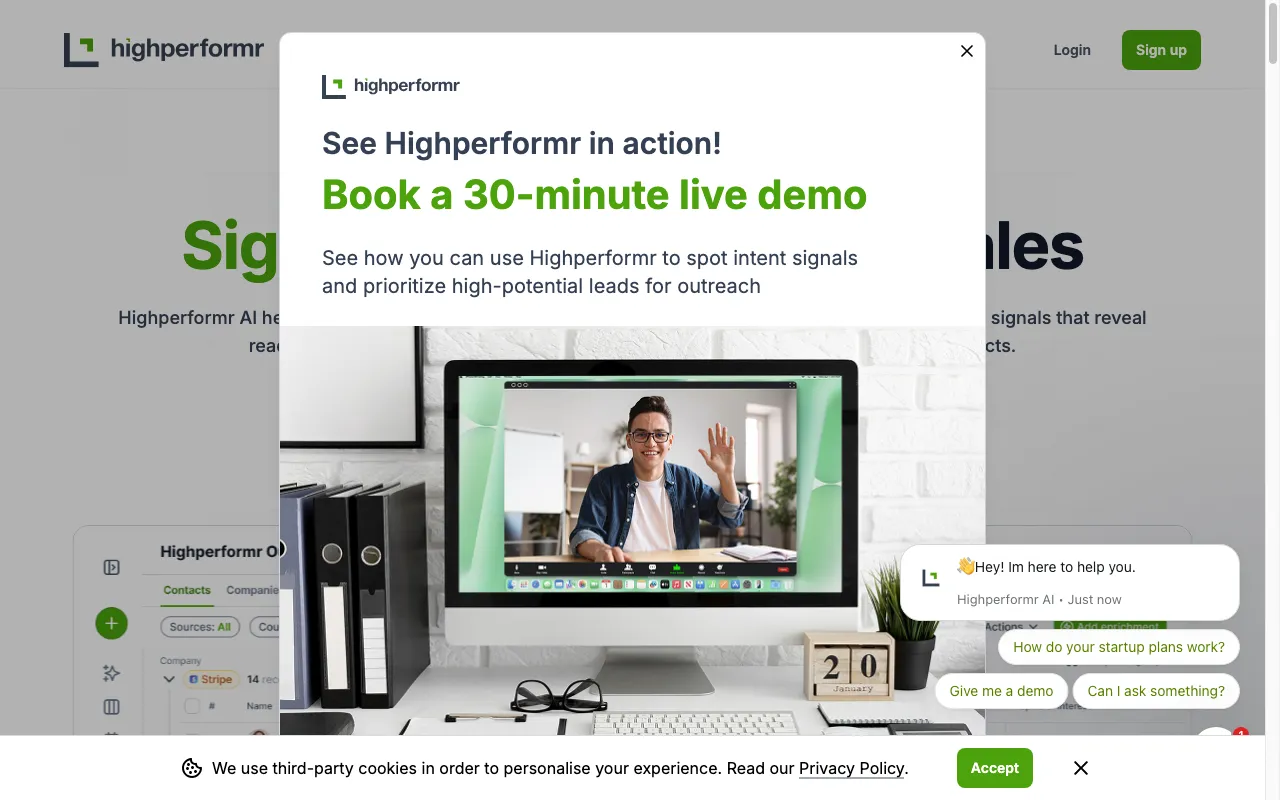 Highperformr.ai — preview screenshot