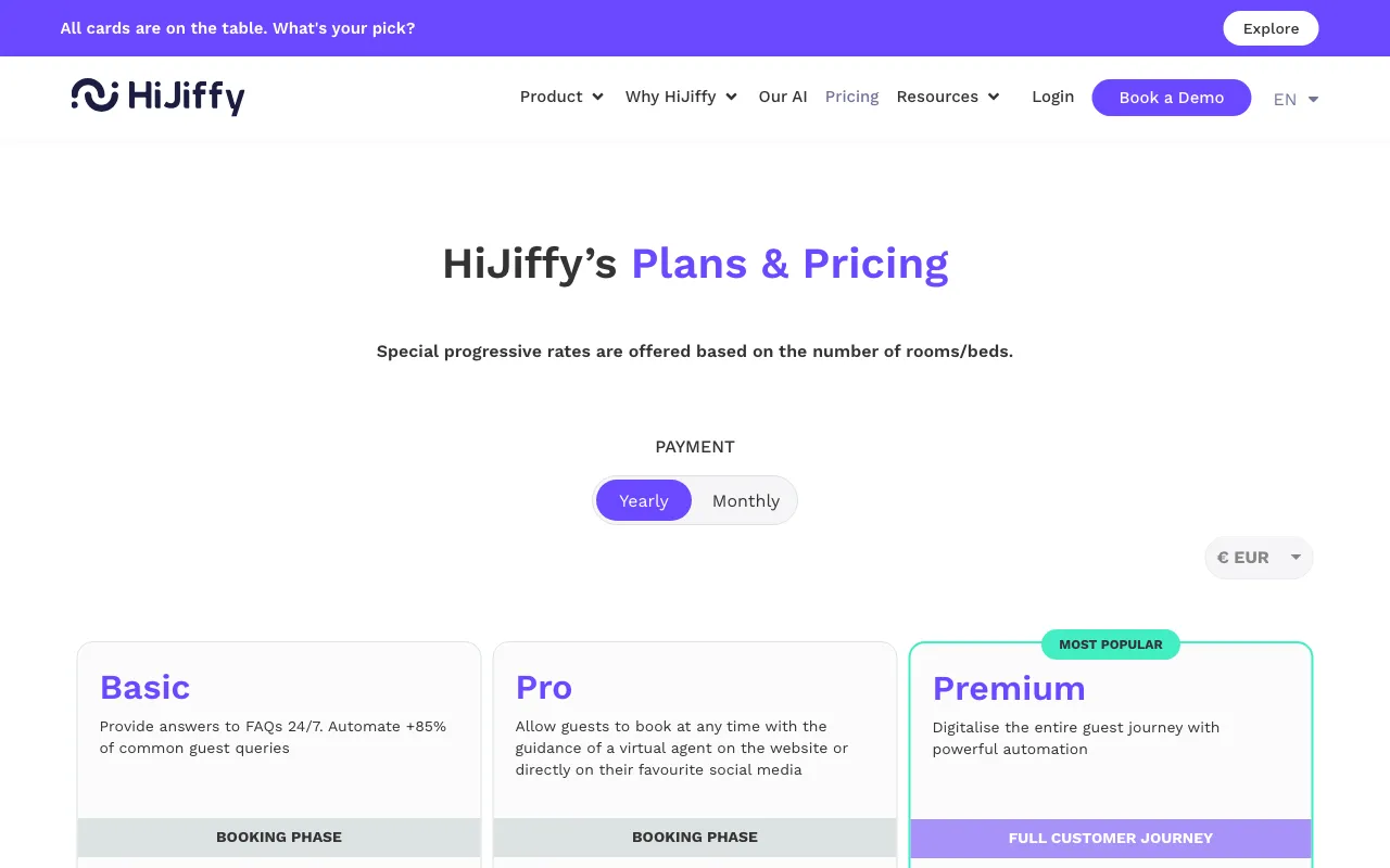 hijiffy.com — pricing page