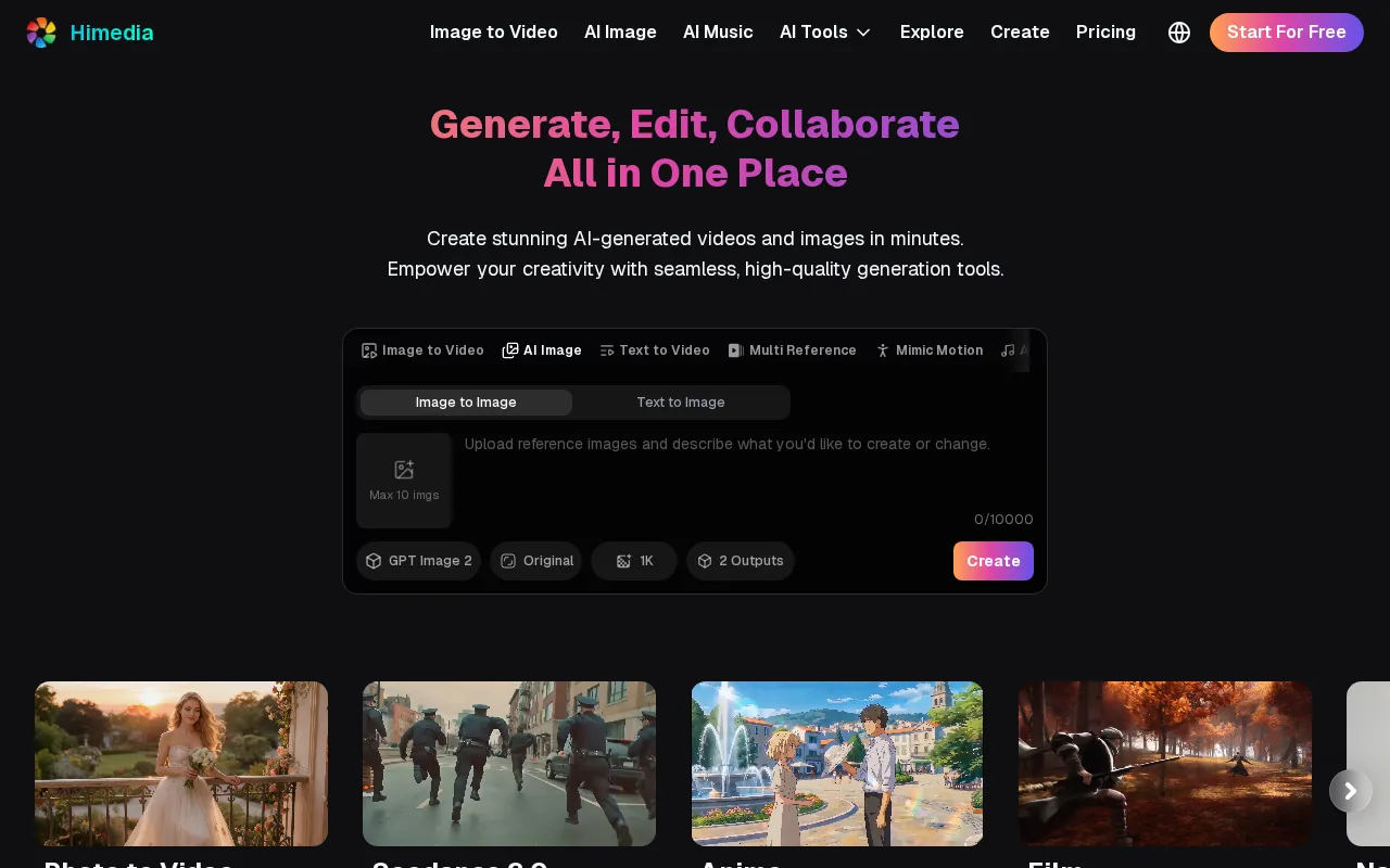 Himedia — preview screenshot