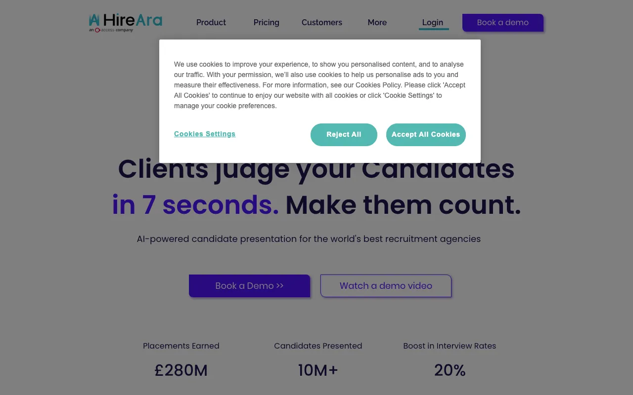 HireAra — preview screenshot